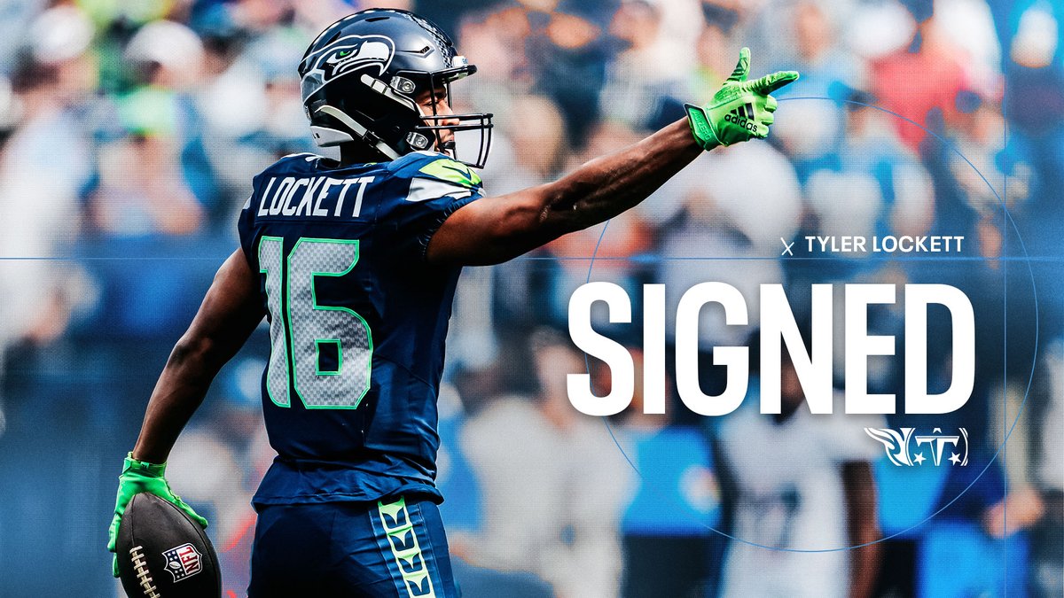 Jim Wyatt (@jwyattsports) on Twitter photo The <a href="/Titans/">Tennessee Titans</a> have officially signed veteran receiver Tyler Lockett (<a href="/TDLockett12/">Tyler Lockett</a>).
STORY bit.ly/3RF2Vyr The <a href="/Titans/">Tennessee Titans</a> have officially signed veteran receiver Tyler Lockett (<a href="/TDLockett12/">Tyler Lockett</a>).
STORY bit.ly/3RF2Vyr