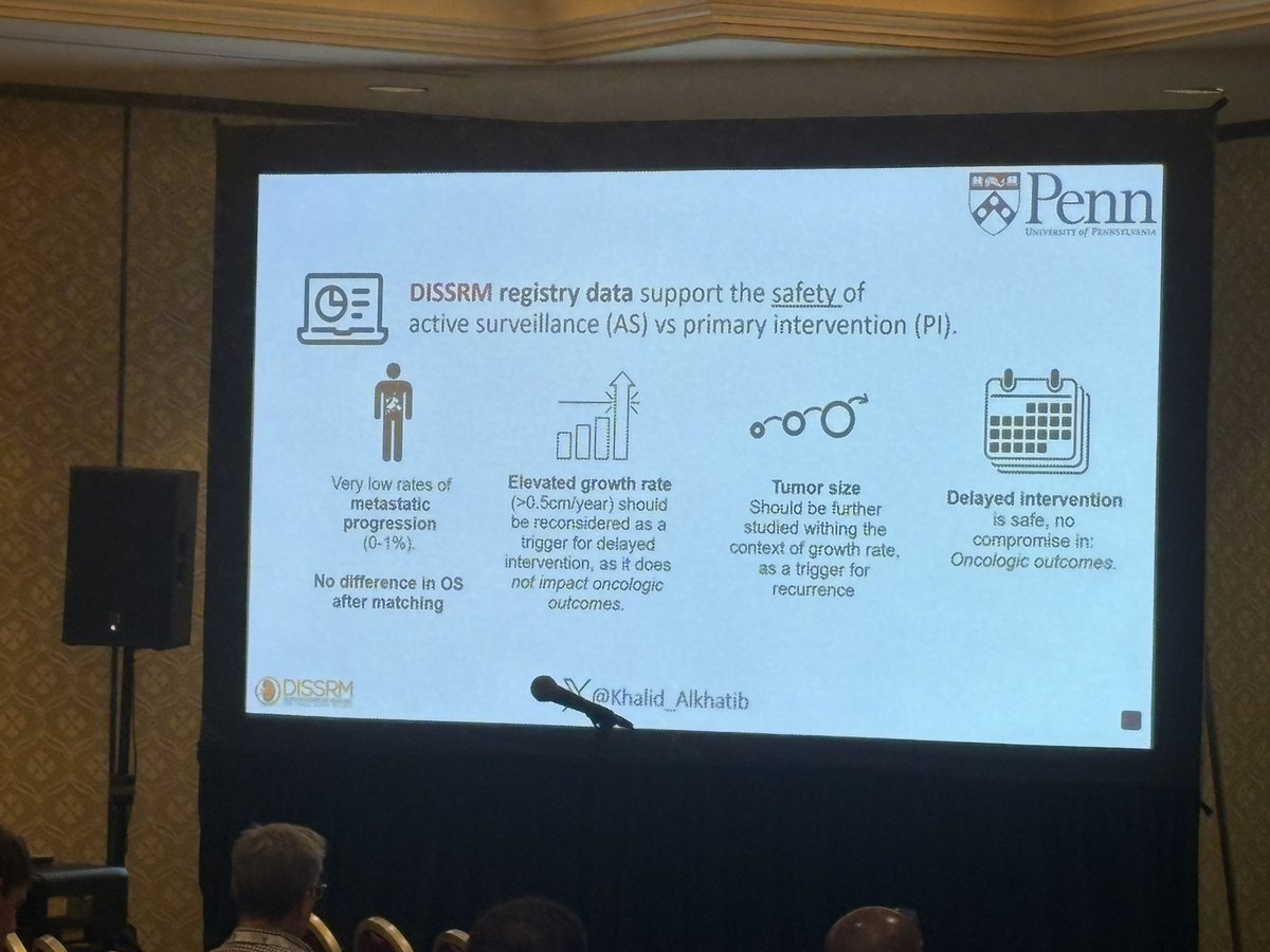 Logan Briggs (@logangbriggs1) on Twitter photo Well received podium presentation by <a href="/Khalid_Alkhatib/">Khalid Y. Alkhatib, MD, MMSc</a> demonstrating safety of active surveillance for SRM, and rethinking triggers for intervention
<a href="/drphil_urology/">Phillip Pierorazio</a> <a href="/PennUrology/">Penn Urology</a> Well received podium presentation by <a href="/Khalid_Alkhatib/">Khalid Y. Alkhatib, MD, MMSc</a> demonstrating safety of active surveillance for SRM, and rethinking triggers for intervention
<a href="/drphil_urology/">Phillip Pierorazio</a> <a href="/PennUrology/">Penn Urology</a>