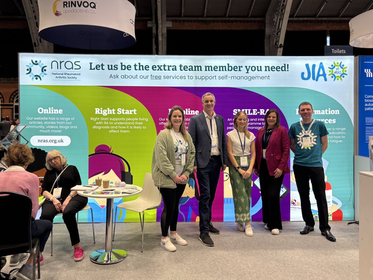 What a fantastic day it’s been today at #BSR25! It was lovely getting to meet so many of you and talking all things RA! Along with being part of such insightful presentations! We hope to meet more of you tomorrow at stand 27! 💜

<a href="/RheumatologyUK/">BSR</a>