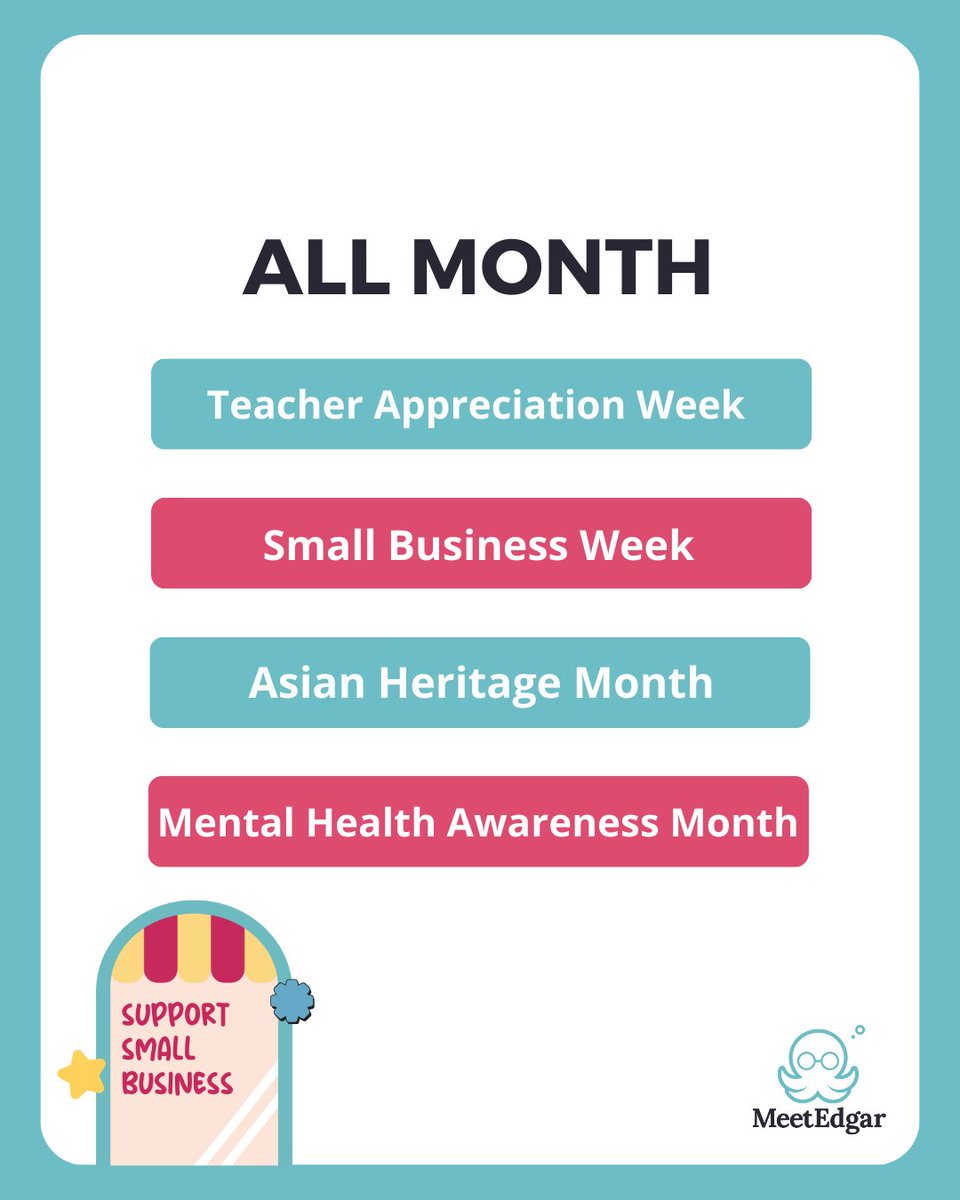 May is made for fresh ideas and blooming content! 🌸

Here are some key dates to help you plan your content calendar.

#socialmediacontent #contentcalendar #socialmediaideas