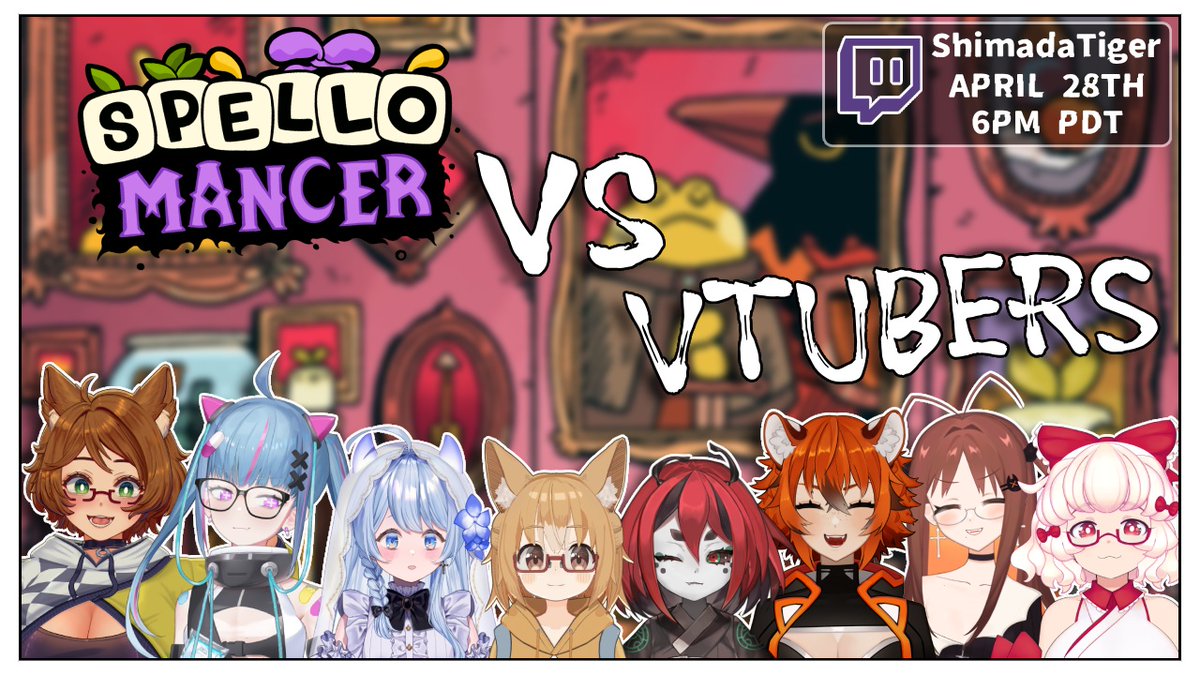 🚨LIVE STREAM TODAY 🚨

@Shimadatiger &amp; friends hit the airwaves later today with a special ⭐SPELLOMANCER⭐ stream!

This is gonna be a WILD one, don't miss it!

The carnage kicks off 18:00 PT / 21:00 ET Be there!
twitch.tv/shimadatiger