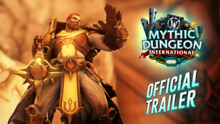 World of Warcraft Mythic Dungeon International promotional image showing the return of the competition