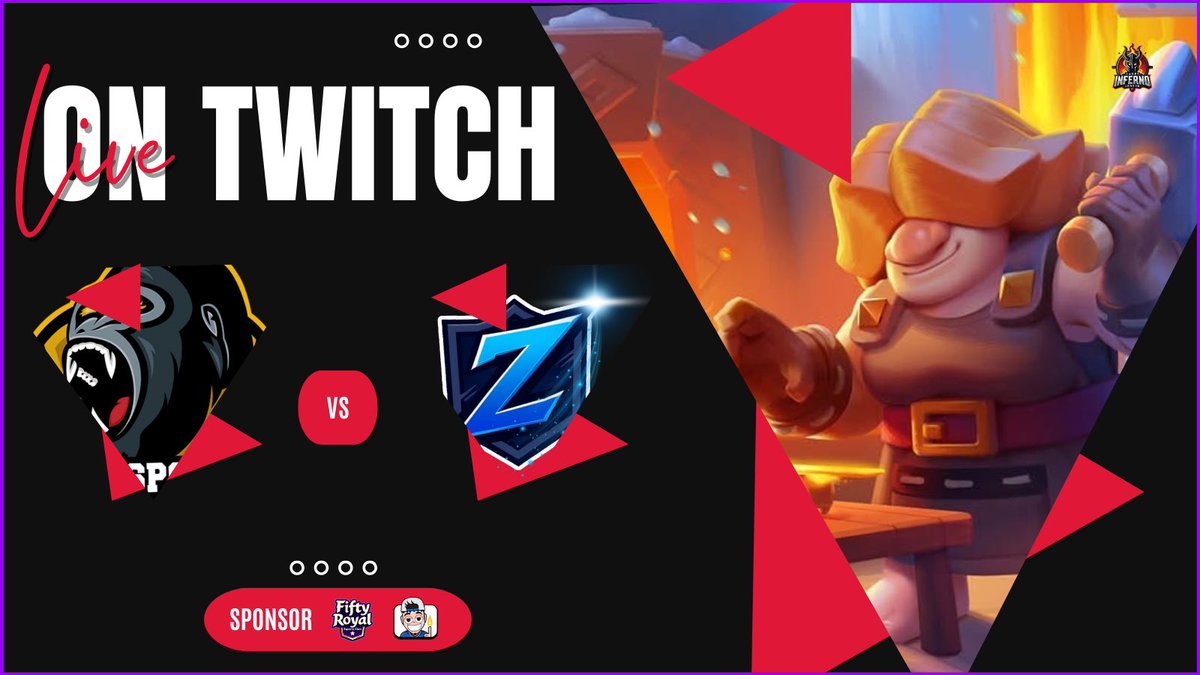 HILeagueCR's tweet image. 🔥 LIVE ON TWITCH✖️#S2Premium

📆 Monday 28.04.25
⏰ 22:00 🇪🇺 CEST
🆚 @WeSports_CR▫️@ZSelection_ 
🎙️ @Rebo_Twitch 
📌 twitch.tv/Rebo_gfx

#HadesInfernoLeague✖️#ClashRoyale
