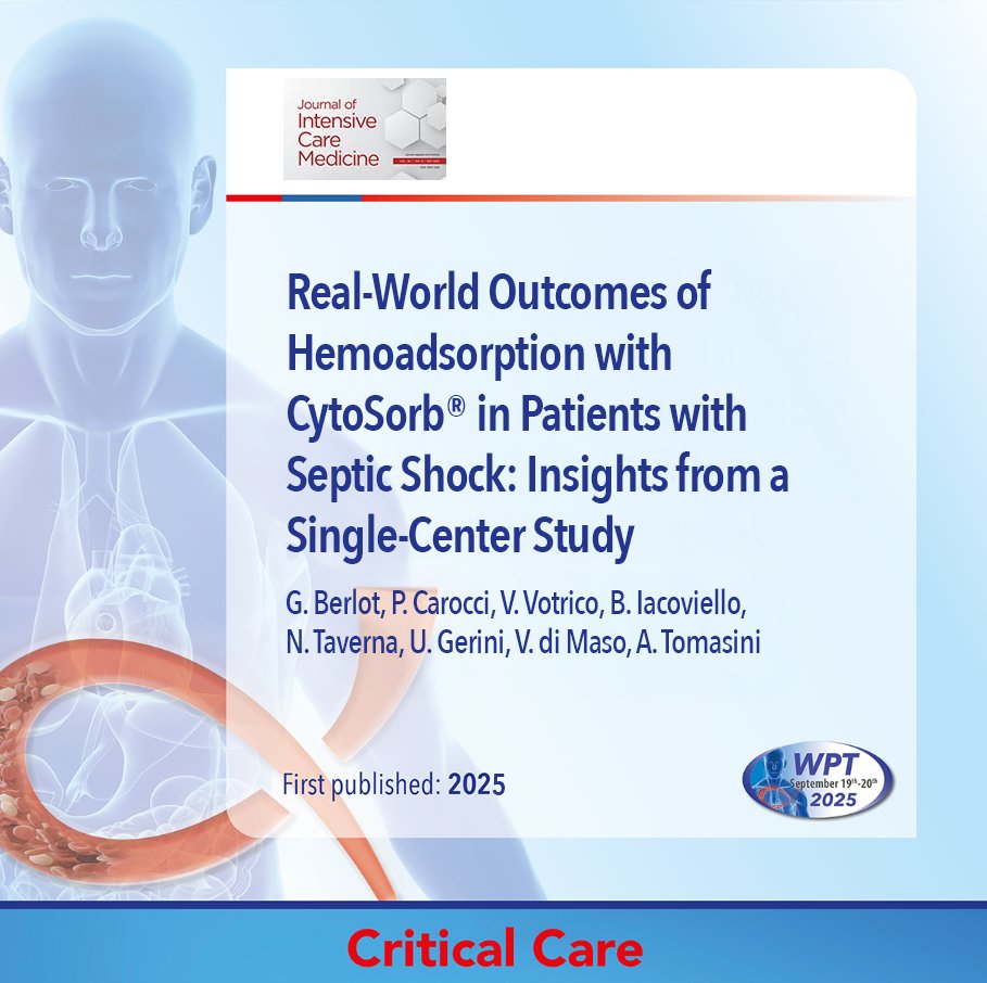 📅 First day of the 4ᵗʰ Workshop Purification Therapies focuses on #CriticalCare, #sepsis &amp; #extracorporealtherapies. 

Join us for insights &amp; our latest #CytoSorb® study! bit.ly/449U3Zb