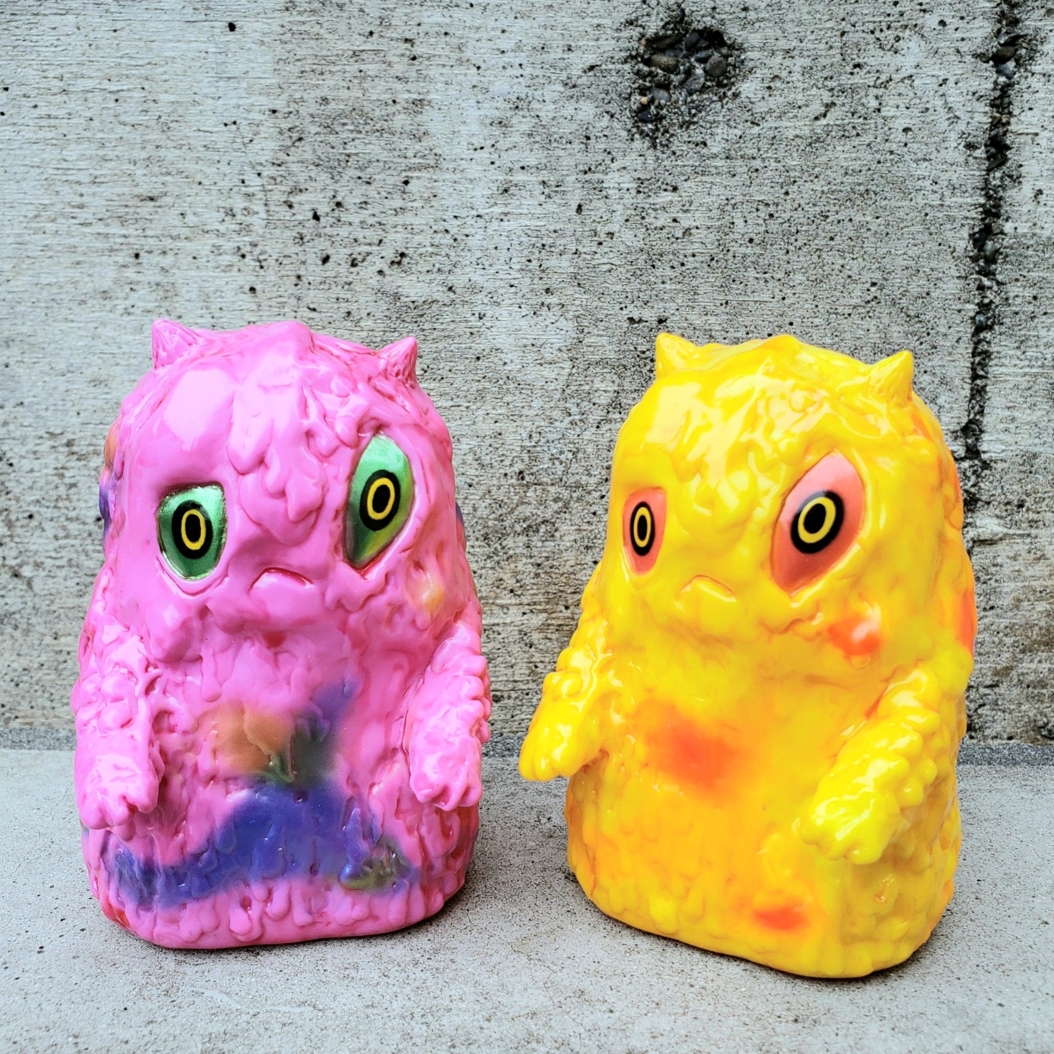 妖怪怪獣ドロボウズ ソフビ シール付き ソフビ ドロボウズ買いました！インディーズソフビ デザイナーズ