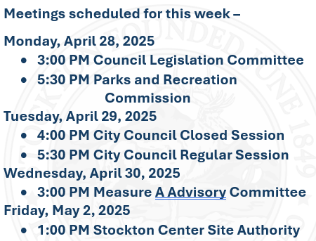 City Clerk, City of Stockton tweet media