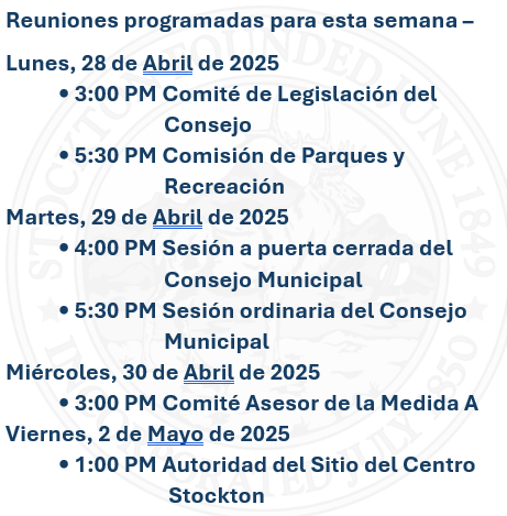 City Clerk, City of Stockton tweet media