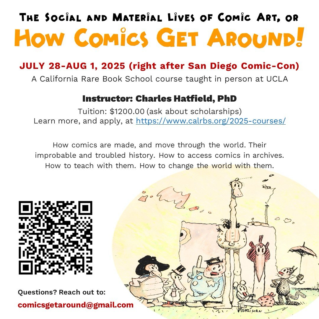 Interested in the intersection of book history and comics? Consider this course!
