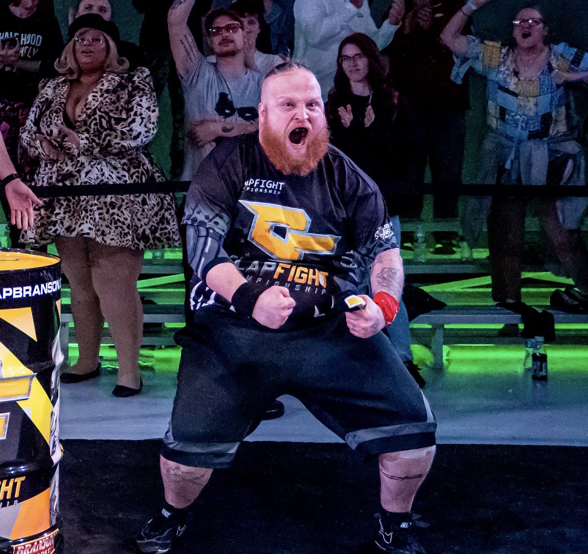 ‘FAFO’ welcomed ‘Young &amp; Lavish’ to the SlapFIGHT Family Saturday Night during the SlapFIGHT: Powder Keg Main Card on Pro League Network. 

Catch the replay NOW on YouTube! 

#SlapFIGHT #SlapFightChampionship #SlapFighting #ProLeagueNetwork #PLN #slapfightpowderkeg