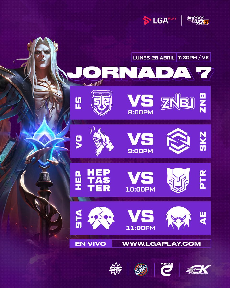 ¡EMPIEZA LA SEMANA! 🔥

Una nueva JORNADA de la #SpiritualRiftSeries2K25 está a nada de empezar, cargada de ENFRENTAMIENTOS EMOCIONANTES que ninguno se querrá perder 🥶

El llamado es para las 7:30 PM en nuestro canal de Twitch 🔥