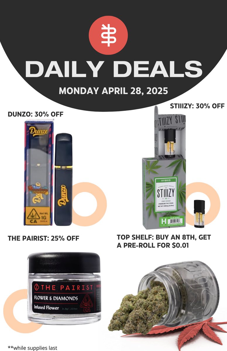 trybasasf's tweet image. Start your week strong 💪 with our Monday deals! 🔥 Save big on your favorites — only while supplies last. Shop early, thank yourself later. 🛒 #MondayDeals #Sale