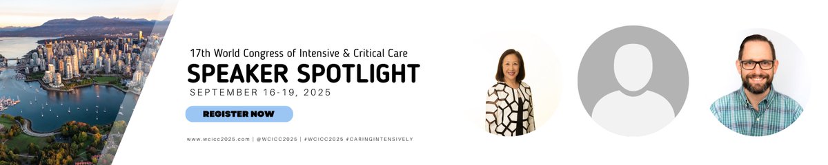 World Congress of Intensive & Critical Care 2025 (@wcicc2025) on Twitter photo Speaker Spotlight! Michelle Ko, Shane English and Thomas Piraino will be speaking at the World Congress of Intensive and Critical Care
<a href="/khome/">Michelle Kho, PT, PhD</a> <a href="/shane_w_english/">Shane English</a>
wcicc2025.com/registration
#CCCS #WFICC #CSRT #CACCN Speaker Spotlight! Michelle Ko, Shane English and Thomas Piraino will be speaking at the World Congress of Intensive and Critical Care
<a href="/khome/">Michelle Kho, PT, PhD</a> <a href="/shane_w_english/">Shane English</a>
wcicc2025.com/registration
#CCCS #WFICC #CSRT #CACCN