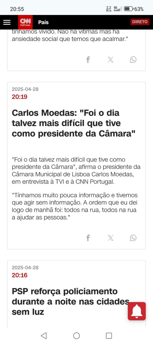 Talvez o dia mais difícil que teve (depois do terramoto)… por ter ficado horas sem acesso as redes sociais para propagandear que estava a fazer o que verdadeiramente não fez.