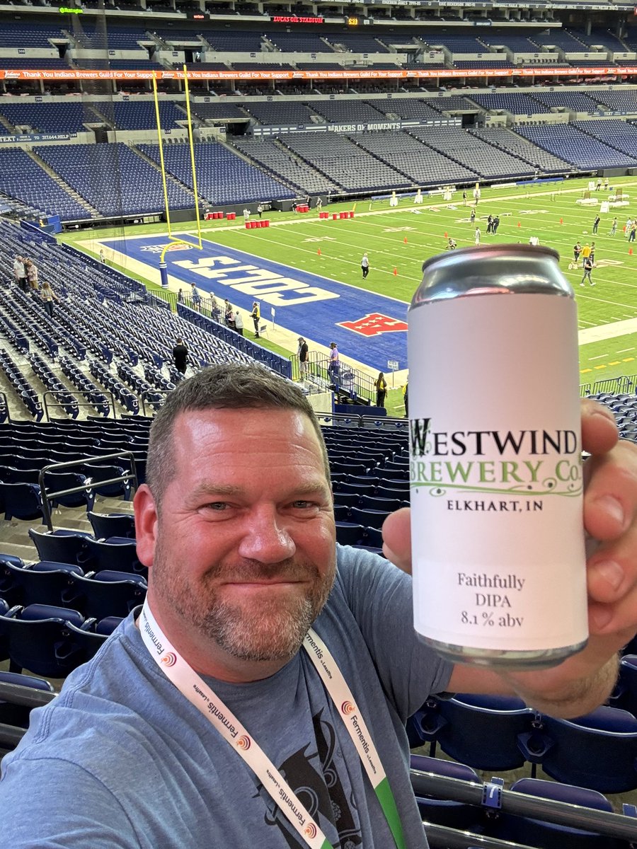 westwindbrewery's tweet photo. For the 1st time ever in the history of WWB… Faithfully DIPA 8.1% available Lucas Oil Stadium ! Let’s Gooooooo! #northernindiana #Whalez #dipa #ipas #westwwindbreweryco https://t.co/Ygjw9vrE1Q
