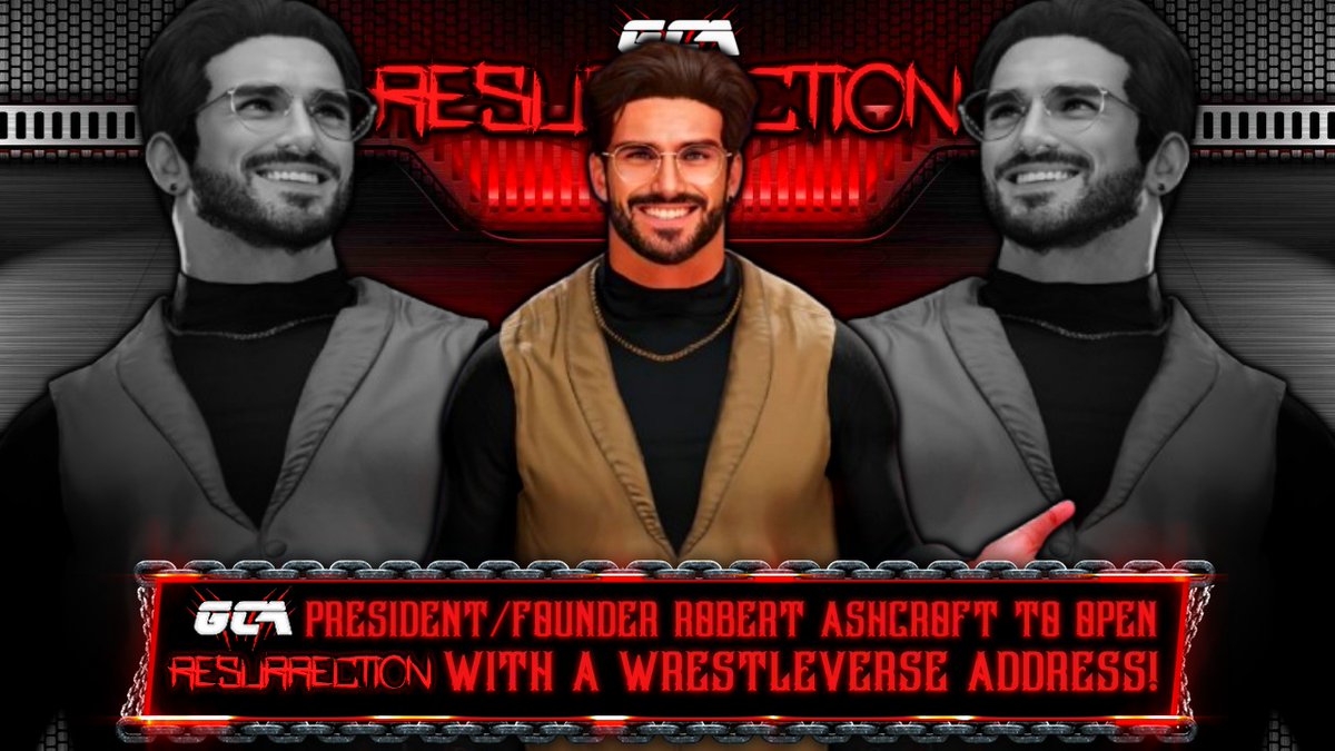 Global Creations Allianceโข (@gcawrestling2k) on Twitter photo ๐จ BREAKING ๐จ
The GCA President/Founder <a href="/MrAshcroft_GCA/">Robert Ashcroft</a> will open our #GCAResurrection pay-per-view with a "WrestleVerse Address!" ๐
Alongside welcoming back the #GCAWrestleVerse, there will be exciting announcements! Including the reveal of our NEW flagship show & more! ๐ฒ๐ฅ ๐จ BREAKING ๐จ
The GCA President/Founder <a href="/MrAshcroft_GCA/">Robert Ashcroft</a> will open our #GCAResurrection pay-per-view with a "WrestleVerse Address!" ๐
Alongside welcoming back the #GCAWrestleVerse, there will be exciting announcements! Including the reveal of our NEW flagship show & more! ๐ฒ๐ฅ