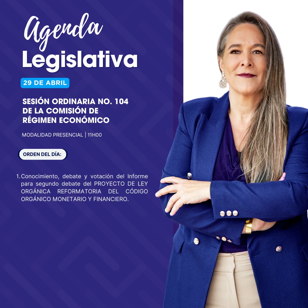 📆 Agenda Parlamentaria | 29 de abril.