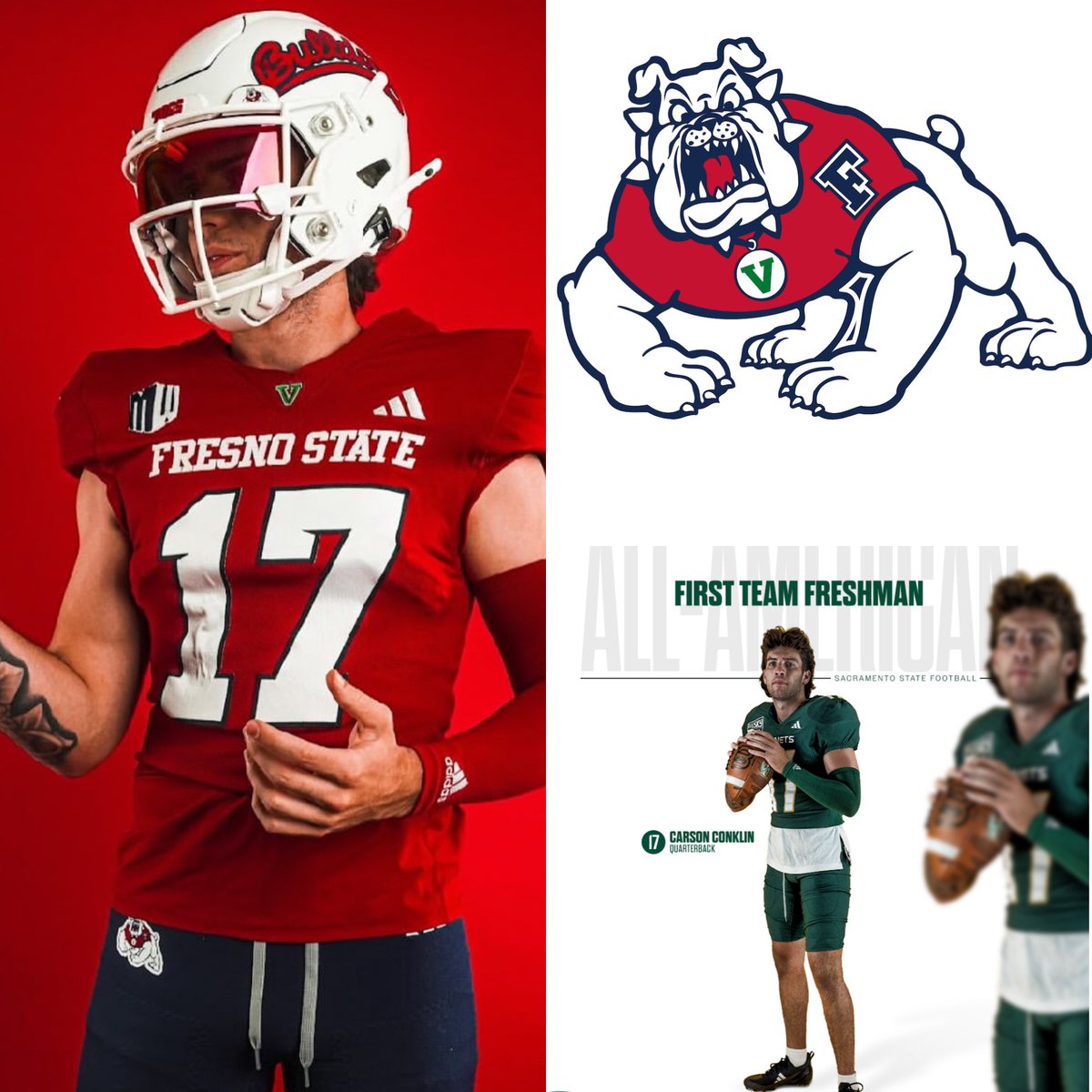 RomeroWestCoast ποΈππ (@romerowestcoast) on Twitter photo Huge fan on Conklin!! He BALLED out for Sacramento State as a freshman and earned Freshman All-American.
Fresno State definitely got a great ONE!
GO BALL OUT <a href="/Carson_Conklin/">Carson Conklin</a> π₯π₯ Huge fan on Conklin!! He BALLED out for Sacramento State as a freshman and earned Freshman All-American.
Fresno State definitely got a great ONE!
GO BALL OUT <a href="/Carson_Conklin/">Carson Conklin</a> π₯π₯