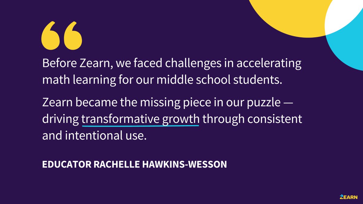 Zearn (@zearned) on Twitter photo In Virginia, districts like <a href="/bcpsva/">Brunswick County Public Schools</a> use Zearn to help drive student impact in math learning — turning challenges into progress, one piece at a time. 🧩
Thank you <a href="/akateach4eva/">Rachelle S. Hawkins-Wesson</a> for sharing your insights with us!
#BrunswickStrong In Virginia, districts like <a href="/bcpsva/">Brunswick County Public Schools</a> use Zearn to help drive student impact in math learning — turning challenges into progress, one piece at a time. 🧩
Thank you <a href="/akateach4eva/">Rachelle S. Hawkins-Wesson</a> for sharing your insights with us!
#BrunswickStrong