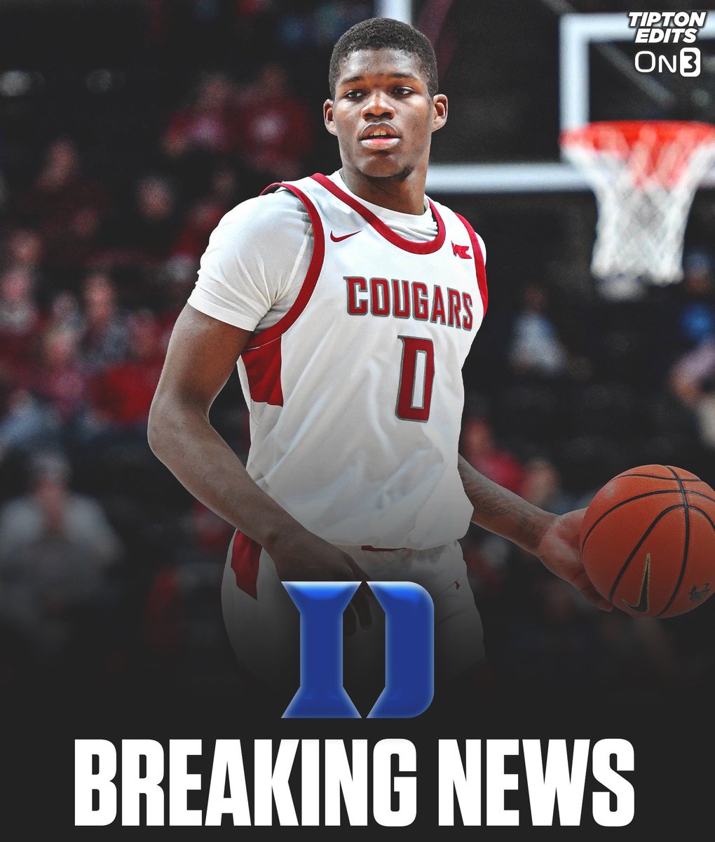NEWS: Washington State transfer Cedric Coward, one of the top guards in the portal, has committed to Duke, he announced. 

The 6-6 senior averaged 17.7 points, 7.0 rebounds, and 3.7 assists this season in only six games played due to injury.

on3.com/college/duke-b…