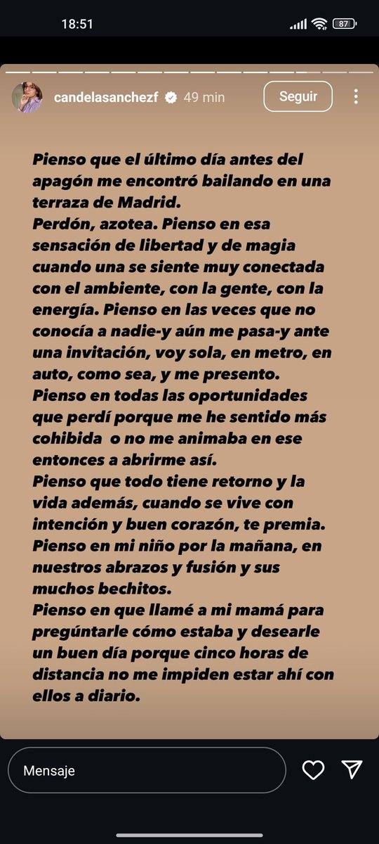 Flaca se fue la luz nomás. Estos porteños guampa seca