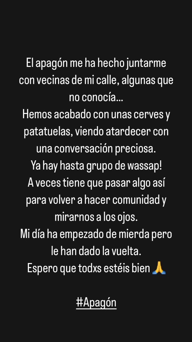 #Apagón