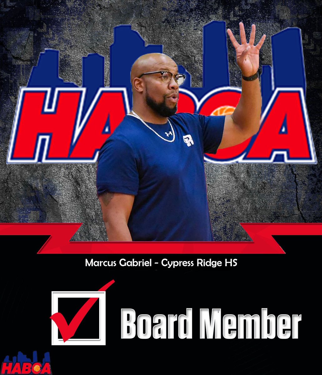 Houston Area Basketball Coaches Association (@habca_) on Twitter photo Congratulations to the following NEW HABCA Board Members 
Adrien Kenebrew - Porter HS
Marcus Gabriel - Cy Ridge Congratulations to the following NEW HABCA Board Members 
Adrien Kenebrew - Porter HS
Marcus Gabriel - Cy Ridge