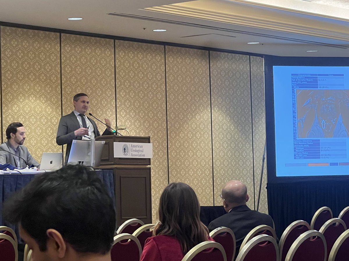 Ben Schurhamer, MD (@beschur) on Twitter photo So many great things at #AUA25 - excited to present our work combining MRI prostate and our retrospective #Decipher patient
✅PIRADS 4 and 5 = higher decipher risk
❓PIRADS 1 and 2 = decipher risk?
<a href="/Khalid_Alkhatib/">Khalid Y. Alkhatib, MD, MMSc</a> <a href="/PennUrology/">Penn Urology</a> So many great things at #AUA25 - excited to present our work combining MRI prostate and our retrospective #Decipher patient
✅PIRADS 4 and 5 = higher decipher risk
❓PIRADS 1 and 2 = decipher risk?
<a href="/Khalid_Alkhatib/">Khalid Y. Alkhatib, MD, MMSc</a> <a href="/PennUrology/">Penn Urology</a>