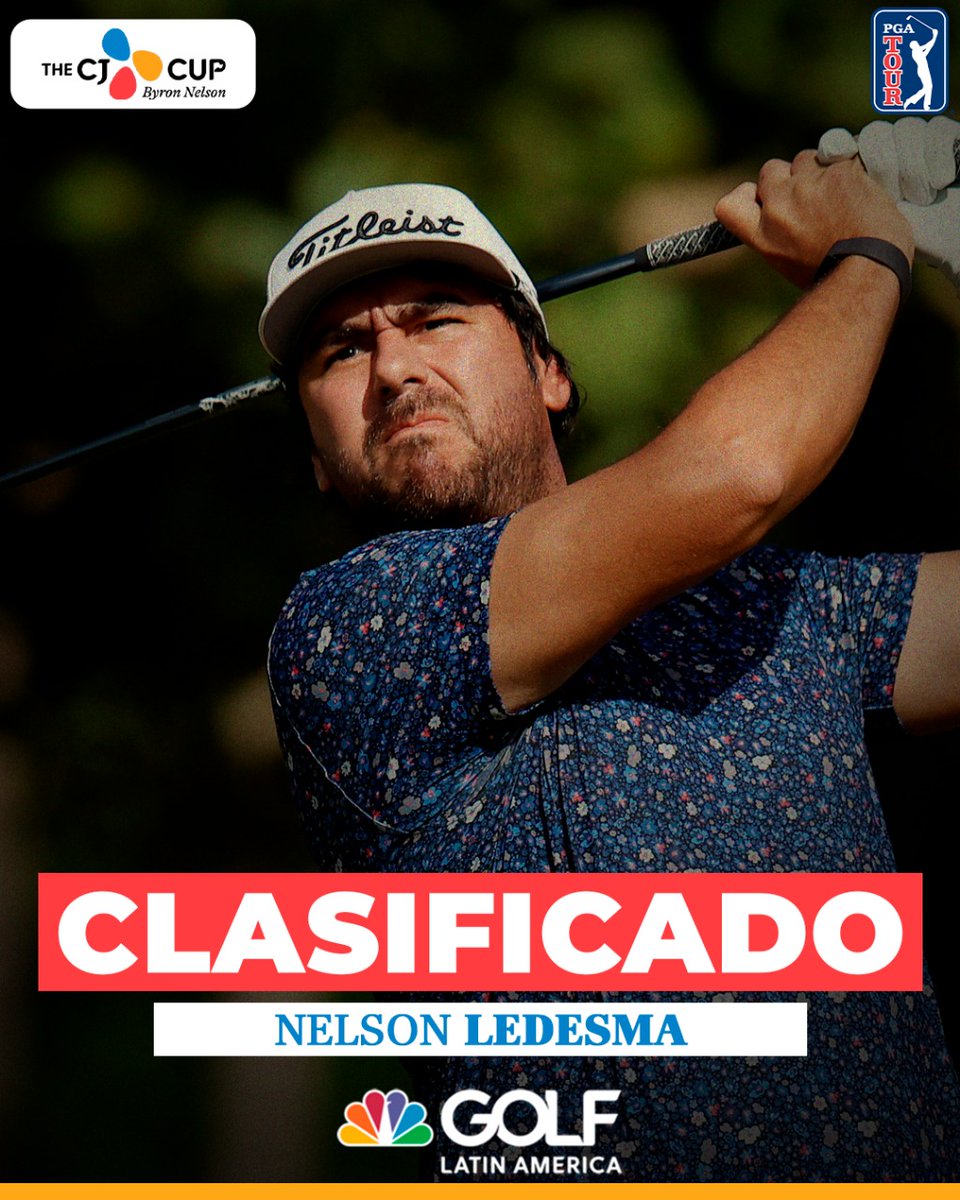 ¡Buenas noticias para el golf argentino! 🇦🇷💪🏼

<a href="/NelsonLedesmaOk/">Nelson Ledesma</a> consiguió los pasajes al <a href="/cjbyronnelson/">THE CJ CUP Byron Nelson</a> luego de una emocionante clasificación que se alargó hasta un playoff. 

El tucumano tuvo una ronda sobresaliente con cinco birdies y libre de bogeys.