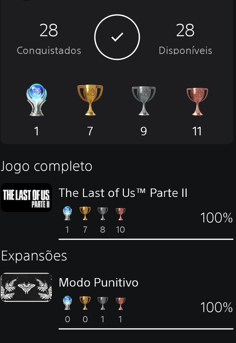 Davesaid1's tweet photo. E finalmente fiz 100% pra não ter que retornar nesse sofrimento nunca mais rs. #TLOU2 https://t.co/FR58gTm5nP