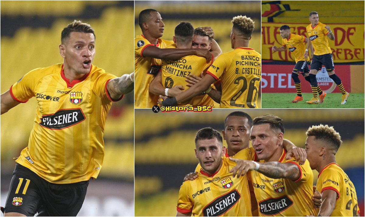 #UnDíaComoHoyBSC (Año 2021)

BARCELONA S.C. 4 - 0 The Strongest (🇧🇴)

Copa Libertadores | Estadio Monumental | Sin público | Goles BSC: Carlos Garcés, Mario Pineida, Emmanuel Martínez, Gabriel Valverde (AG).