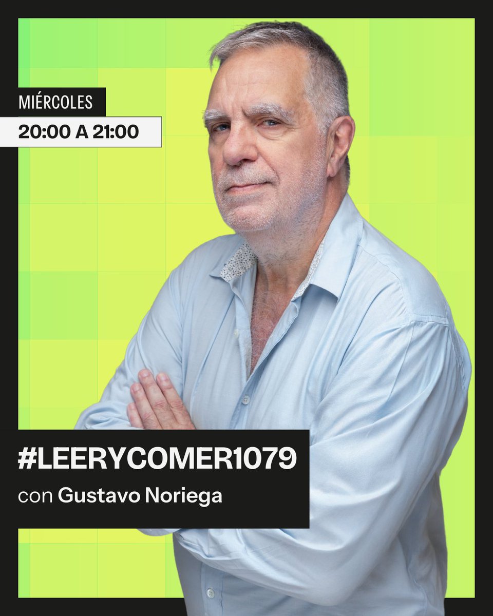 El Observador 107.9 (@observador1079) on Twitter photo 📚 Las mejores recomendaciones gastronómicas, las comidas de la semana y los libros que no pueden faltar en tu biblioteca.
🎙️ #LeeryComer1079 con <a href="/Gus_Noriega/">Gustavo Noriega</a>
👉 Seguilo en vivo yt.openinapp.co/z76sg 📚 Las mejores recomendaciones gastronómicas, las comidas de la semana y los libros que no pueden faltar en tu biblioteca.
🎙️ #LeeryComer1079 con <a href="/Gus_Noriega/">Gustavo Noriega</a>
👉 Seguilo en vivo yt.openinapp.co/z76sg