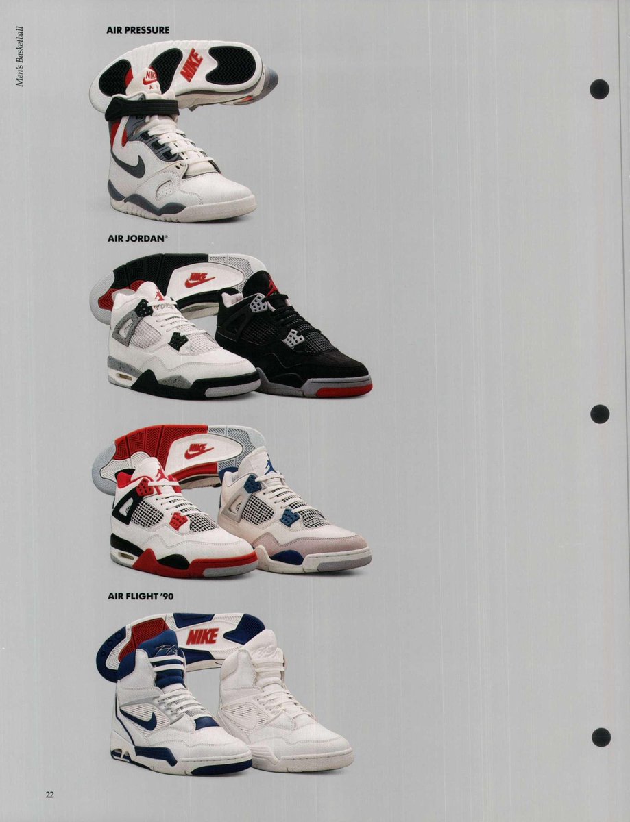 Nike Spring 1990 footwear catalog