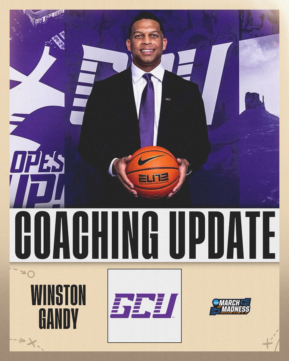 NCAA March Madness (@marchmadnesswbb) on Twitter photo Coaching moveโผ๏ธ
Winston Gandy is the newest head coach of <a href="/GCU_WBB/">GCU Women's Basketball</a>.
#NCAAWBB x <a href="/CoachGandy/">Winston Gandy</a> Coaching moveโผ๏ธ
Winston Gandy is the newest head coach of <a href="/GCU_WBB/">GCU Women's Basketball</a>.
#NCAAWBB x <a href="/CoachGandy/">Winston Gandy</a>