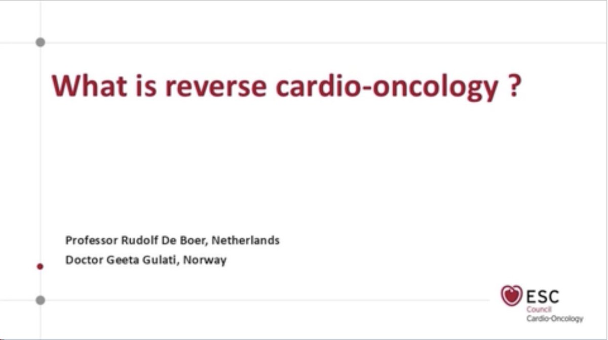 Novi Yanti Sari (@slumberbell) on Twitter photo 📽️Dr <a href="/Gulati_Norway/">GeetaGulati</a> & Prof. Rudolf de Boer discuss an emerging concept:
➡️What is reverse cardio-oncology🔄❓
➡️How #CVdisease may contribute to cancer development, not just the other way around
Watch here ➡️ escardio.org/Councils/counc…
#ESCardioOnco 📽️Dr <a href="/Gulati_Norway/">GeetaGulati</a> & Prof. Rudolf de Boer discuss an emerging concept:
➡️What is reverse cardio-oncology🔄❓
➡️How #CVdisease may contribute to cancer development, not just the other way around
Watch here ➡️ escardio.org/Councils/counc…
#ESCardioOnco