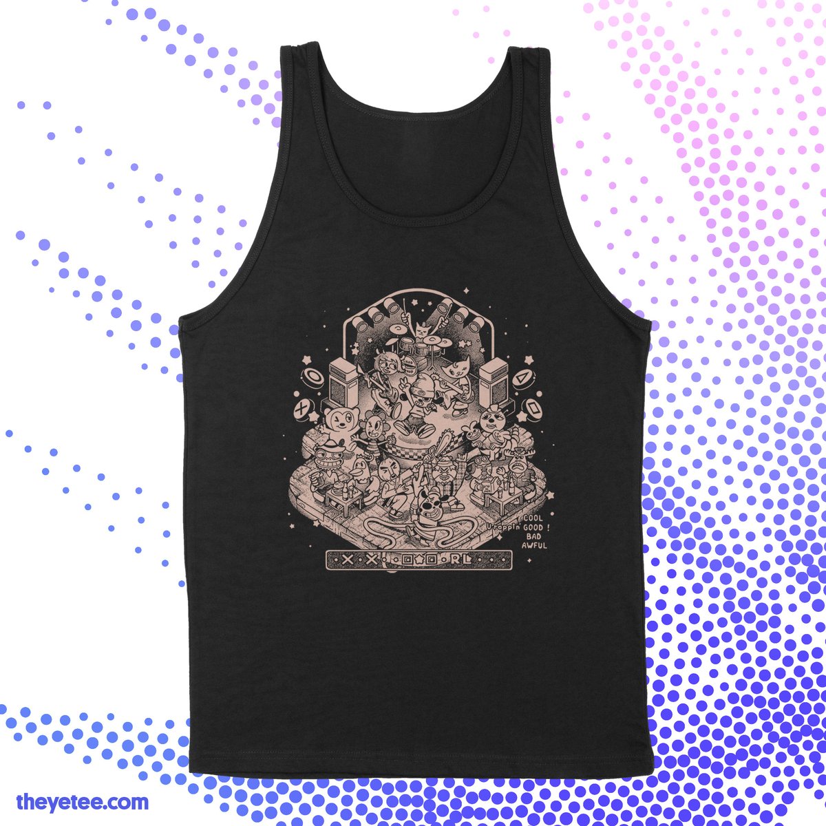 「Better make sure you get to the concert 」|The Yetee 🌈のイラスト