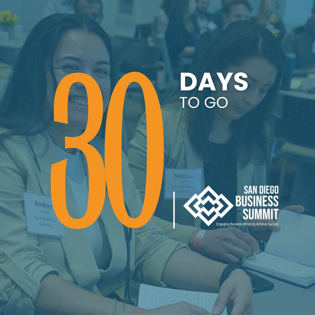 sdbizchamber's tweet image. The 5th Annual San Diego Business Summit is just around the corner! Expect expert-led panels, interactive workshops, and plenty of opportunities to network.

Register today! sdbusinesschamber.com/san-diego-busi…

#SDBS2025 #nsdbc #businessgrowth #businesssummit #smallbusiness #localbusiness