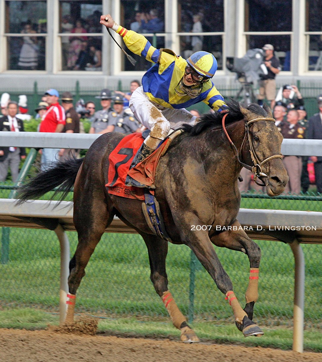 Barbara D. Livingston (@drflivingston) on Twitter photo STREET SENSE was the popular winner of the 2007 Kentucky Derby. Calvin Borel rode the James Tafel homebred for trainer Carl Nafzger.
The 2006 champion 2-year-old male, STREET SENSE is a dearly loved stallion <a href="/DarleyAmerica/">Darley in America</a> . His 2025 runners include La Cara and First Mission. STREET SENSE was the popular winner of the 2007 Kentucky Derby. Calvin Borel rode the James Tafel homebred for trainer Carl Nafzger.
The 2006 champion 2-year-old male, STREET SENSE is a dearly loved stallion <a href="/DarleyAmerica/">Darley in America</a> . His 2025 runners include La Cara and First Mission.