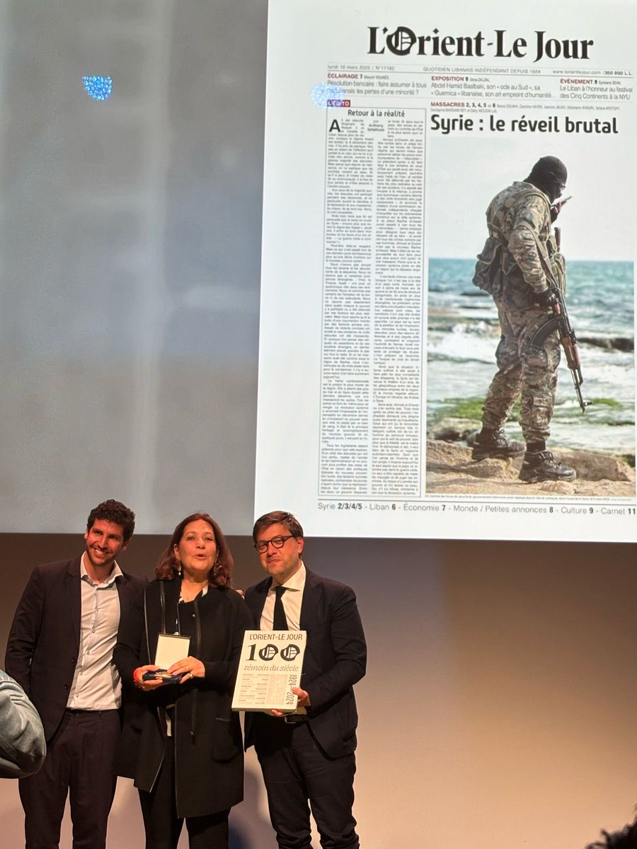 Nayla de Freige (@nayladf) on Twitter photo Le maire de Marseille <a href="/BenoitPayan/">Benoît Payan</a> a remis à L’ Orient-le Jour la médaille de la ville de Marseille, à l’ occasion de notre centenaire.Nos équipes, les anciens et les jeunes, peuvent en être fiers. Merci! <a href="/AnthonySamrani/">Anthony Samrani</a> <a href="/LOrientLeJour/">L'Orient-Le Jour</a> <a href="/lorienttoday/">L'Orient Today</a> Le maire de Marseille <a href="/BenoitPayan/">Benoît Payan</a> a remis à L’ Orient-le Jour la médaille de la ville de Marseille, à l’ occasion de notre centenaire.Nos équipes, les anciens et les jeunes, peuvent en être fiers. Merci! <a href="/AnthonySamrani/">Anthony Samrani</a> <a href="/LOrientLeJour/">L'Orient-Le Jour</a> <a href="/lorienttoday/">L'Orient Today</a>