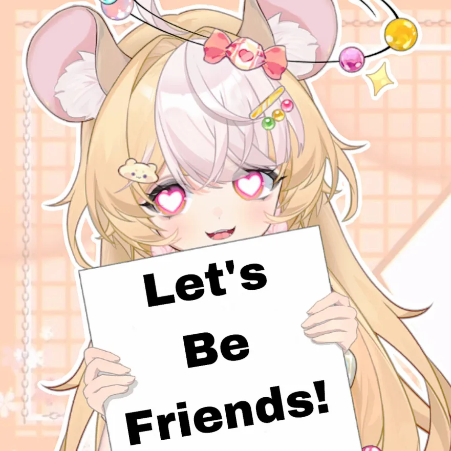 MochiMunchVT's tweet photo. Hey #Vtubers !! I'm summoning you to be my friend!!

This small bean promises to share her candy, I've even been keeping it safe for you in my cheeks!! :3 🐹🍬 https://t.co/m8p0D5S2iZ