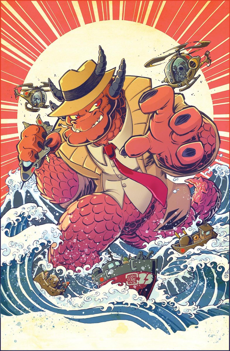 JonSommariva's tweet image. FOC for these variant covers I drew is today! Get in touch with your local comic shop to reserve a copy.
Detective Kaiju 1 from @Massivepublish
Megaman timelines 1 from @UdonEnt