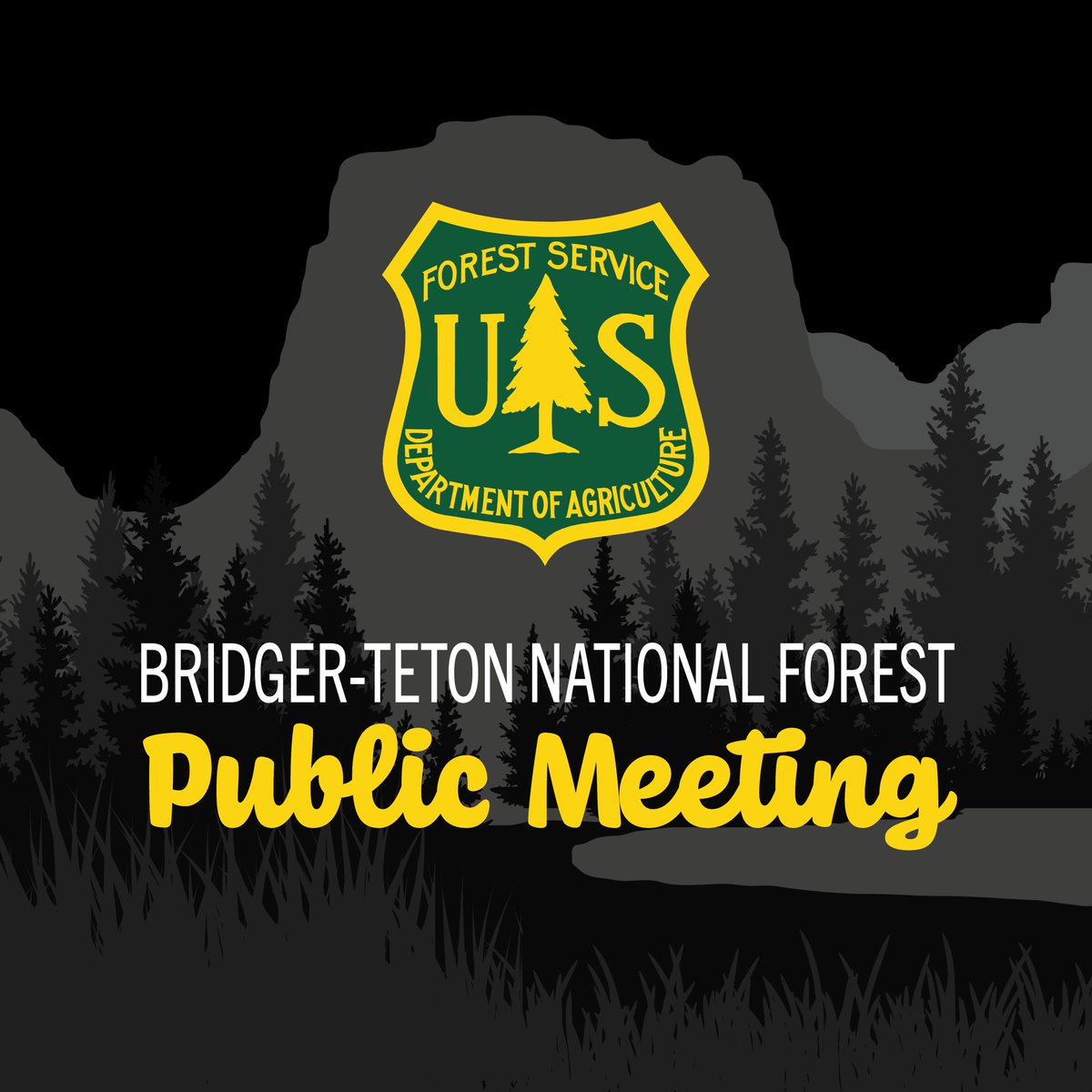 Join us tonight! The Jackson Ranger District Office will host an in-person public open house 5:30-7:30pm to discuss the Shadow Mountain Habitat Enhancement Project, at 340 N Cache St in Jackson. Visit fs.usda.gov/r04/bridger-te… for more information.