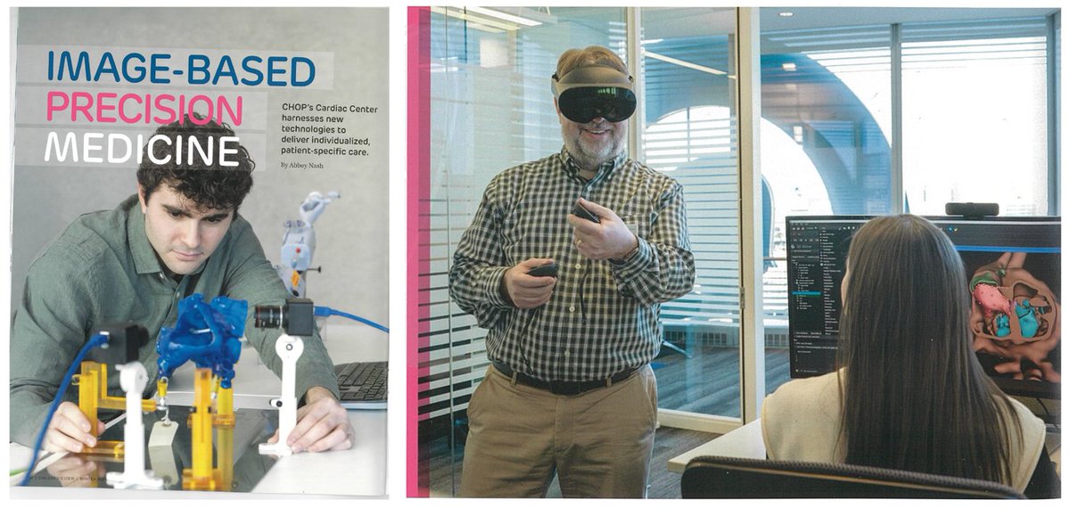 JolleyLab's tweet image. It was wonderful to see the efforts of Kevin Whitehead and members of both the Topolewski Valve Center and Clinical Cardiac Modeling Team featured in the @ChildrensPhila magazine "Children's View". chop.edu/giving/news/im… @HeartCare4Kids @CHOP_Research @pennbioeng
