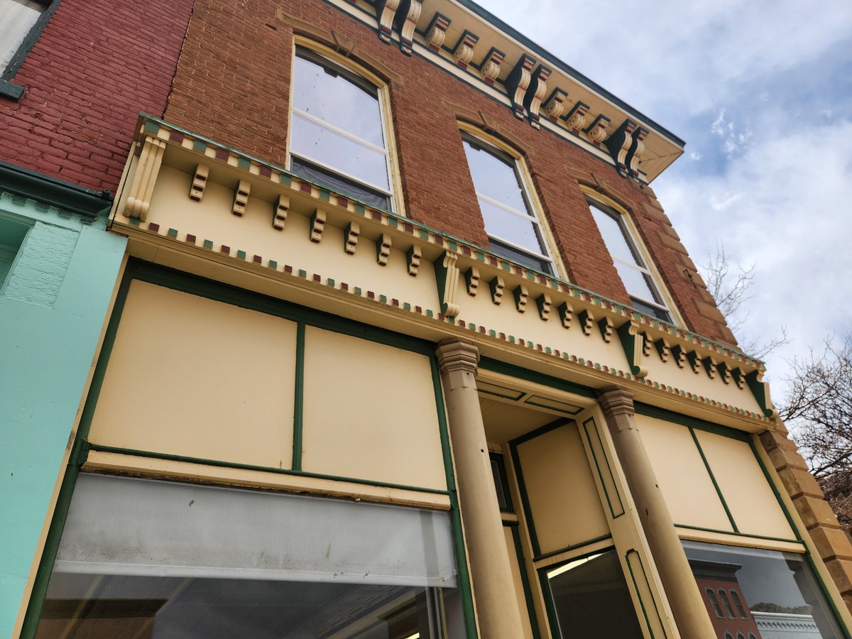 CORealEstate411's tweet photo. I've listed an incredible unique, historic building in downtown Canon City, CO. Corner building, includes basement, main level, and upper floors.  Original ceilings, pocket doors, hardwood floors, and more. Perfect for live/work situation https://t.co/aZbhJDHEAe
#MainStreetRetail #CentralBusinessDistrict #DowntownLiving #ColoradoCities #CanonCityColorado #BHHSlisting #ColoradoListingAgent #CommercialRealEstate #BuildingForSale #PropertyForSale #PropertyInColorado #BerkshireHathaway #BuildingAvailable #ForSale #RealEstate #BHHSRMR #RoyalGorgeArea #RoyalGorgeRegion #FremontCountyColorado #CanonCity #CityOfCanon #CCCO #HardwoodFloors #TinCeiling #HistoricBuilding #DowntownBuildings #StreetLevel