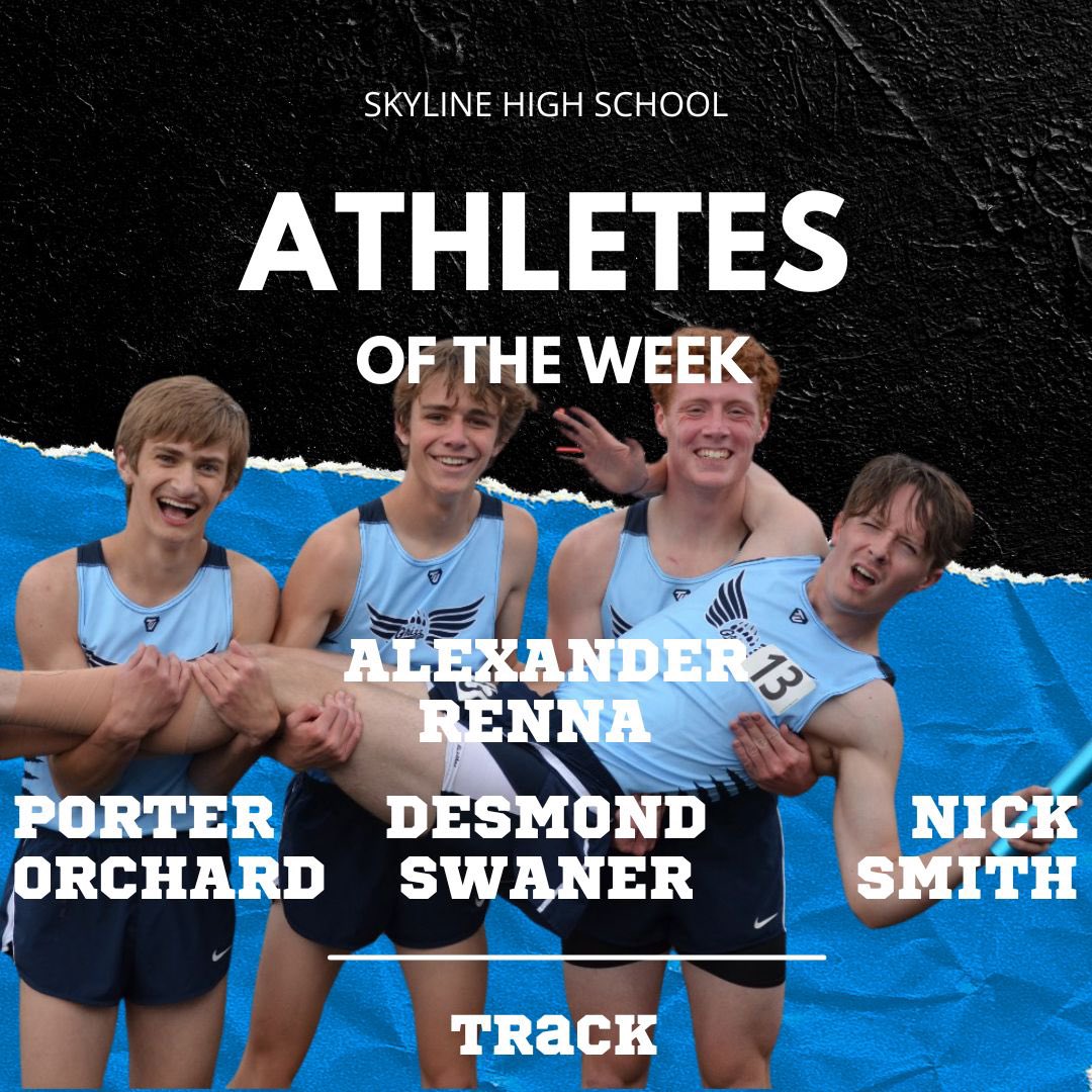Congrats to the Athletes of the week!! 
Male: Hayden Nayhay! Coed: Shay Shippen &amp; Grant Parker! Team: Alexander Renna, Desmond Swaner, Nick Smith, &amp; Porter Orchard!!