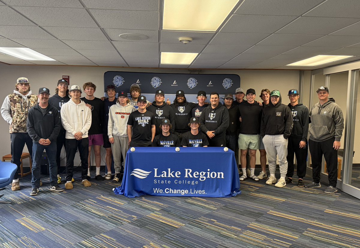 Lake Region State College Baseball (@lrscbaseball) on Twitter photo Congratulations to sophomores Hugh Montgomery and Tyler Kleinjan on announcing their commitment to play baseball at Mayville State! <a href="/msu_baseball/">MSU Comets Baseball</a> Congratulations to sophomores Hugh Montgomery and Tyler Kleinjan on announcing their commitment to play baseball at Mayville State! <a href="/msu_baseball/">MSU Comets Baseball</a>