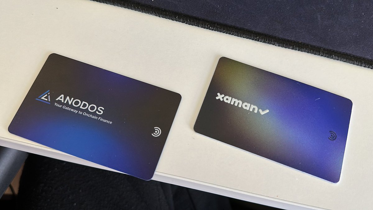 Alexander Vu (@printscierge) on Twitter photo Got my Xaman x Anodos cards today! My crypto feels 100% more secured.. during the test, to send out of these required to have the card on hand to sign the transactionโฆ best decision Iโve made recently <a href="/XamanWallet/">Xamanยฎ Wallet ๐ช</a> <a href="/WietseWind/">WietseWind (๐ช๐ @ Xamanยฎ, XRPL & Xahau)</a> <a href="/AnodosFinance/">Anodos ๐ผ</a> <a href="/panosmek/">Panos ๐ผ{X}๐ฌ๐ท</a> Got my Xaman x Anodos cards today! My crypto feels 100% more secured.. during the test, to send out of these required to have the card on hand to sign the transactionโฆ best decision Iโve made recently <a href="/XamanWallet/">Xamanยฎ Wallet ๐ช</a> <a href="/WietseWind/">WietseWind (๐ช๐ @ Xamanยฎ, XRPL & Xahau)</a> <a href="/AnodosFinance/">Anodos ๐ผ</a> <a href="/panosmek/">Panos ๐ผ{X}๐ฌ๐ท</a>