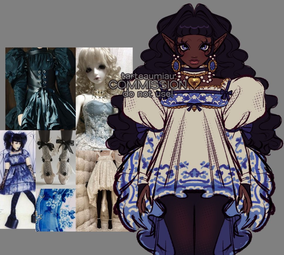 a porcelain vampire gal 💙