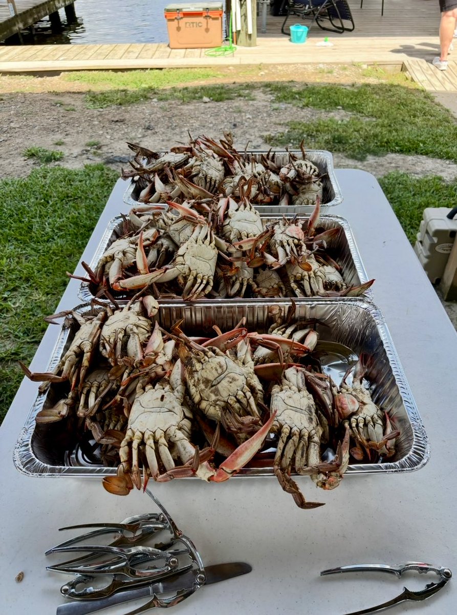 What a great weekend!!! First crawfish 🦞 boil down on the bayou with friends from high school!!!😎🦀😎🦞
