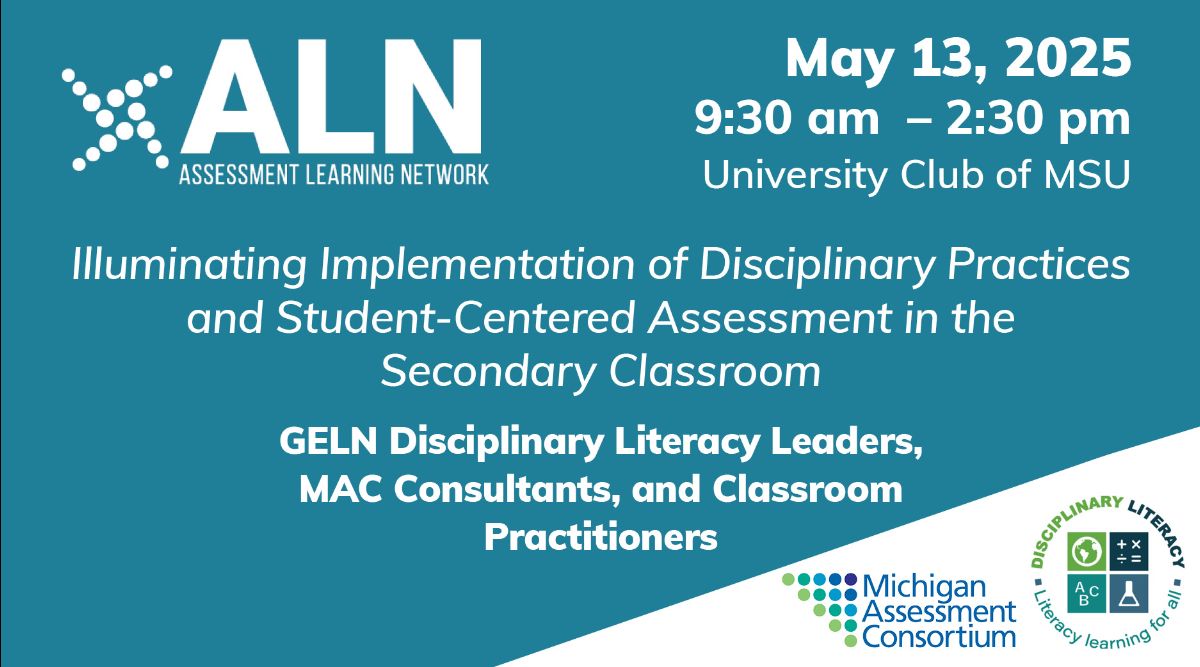 Join us for the final ALN session of the season on May 13 at the University Club of MSU! Learn more and register: mailchi.mp/michiganassess…