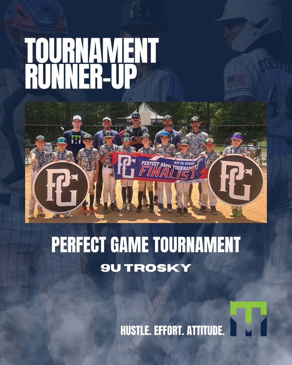 MillTown_MTB's tweet photo. Strong weekend for 9U Trosky, finishing runner-up at Perfect Game! Great work, boys. Shipyard up next! 🔥 https://t.co/4NvtH6IE8z
